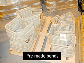 Pre-made bends