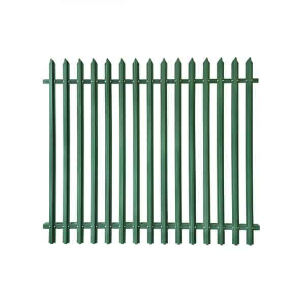 2.4m High x 2.72 Wide Green Fence Panel - Engineered Composites