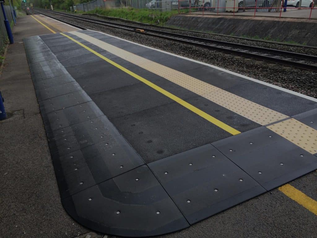 anti-slip rail flooring