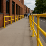 GRP handrail systems for urban walkways