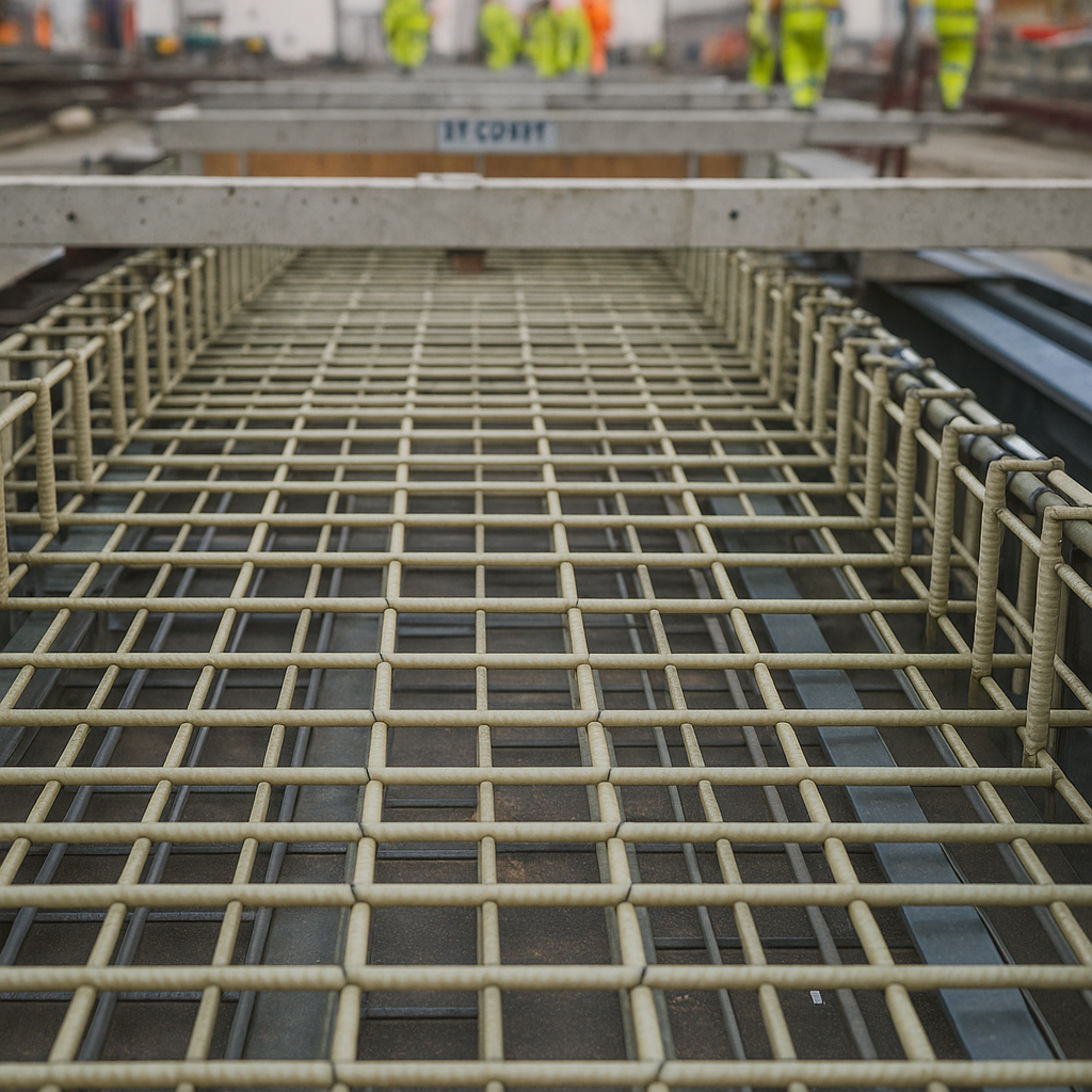 GRP rebar - HS2 Tunnel